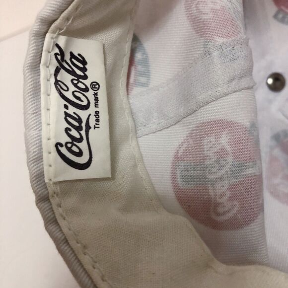 1990s Always Coca Cola Spellout Coke Snapback Hat Cap All Over Print RARE VTG - Picture 5 of 5